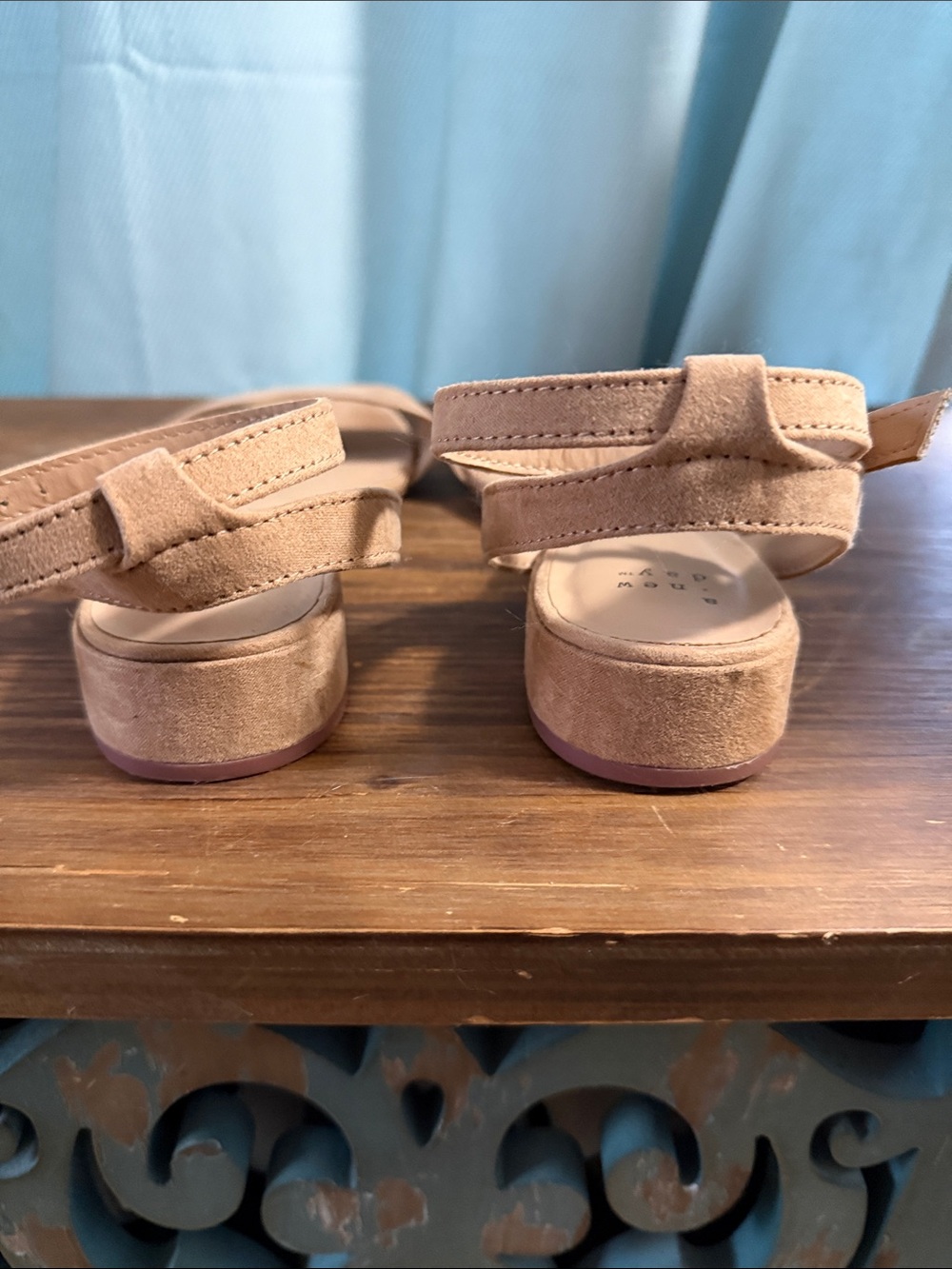 a new day Taupe Suede Ankle-Strap Sandals - Picture 4 of 4